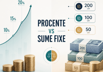 Economisirea bazată pe procente versus sume fixe