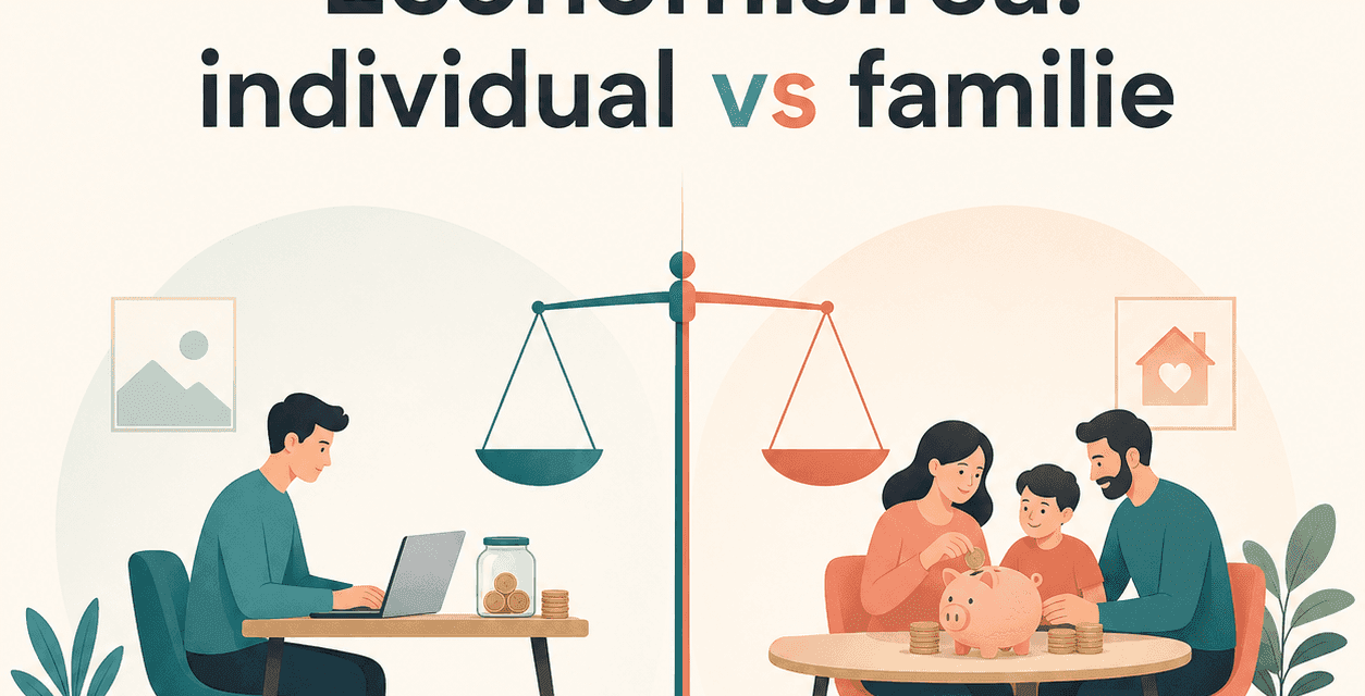 Economisirea individuală versus economisirea în familie