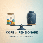 Economisirea pentru copii versus economisirea pentru pensionare
