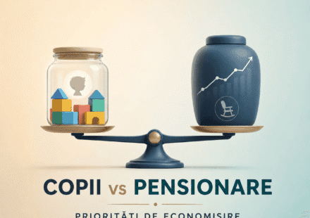 Economisirea pentru copii versus economisirea pentru pensionare
