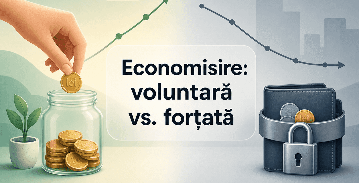 Economisirea voluntară versus economisirea forțată