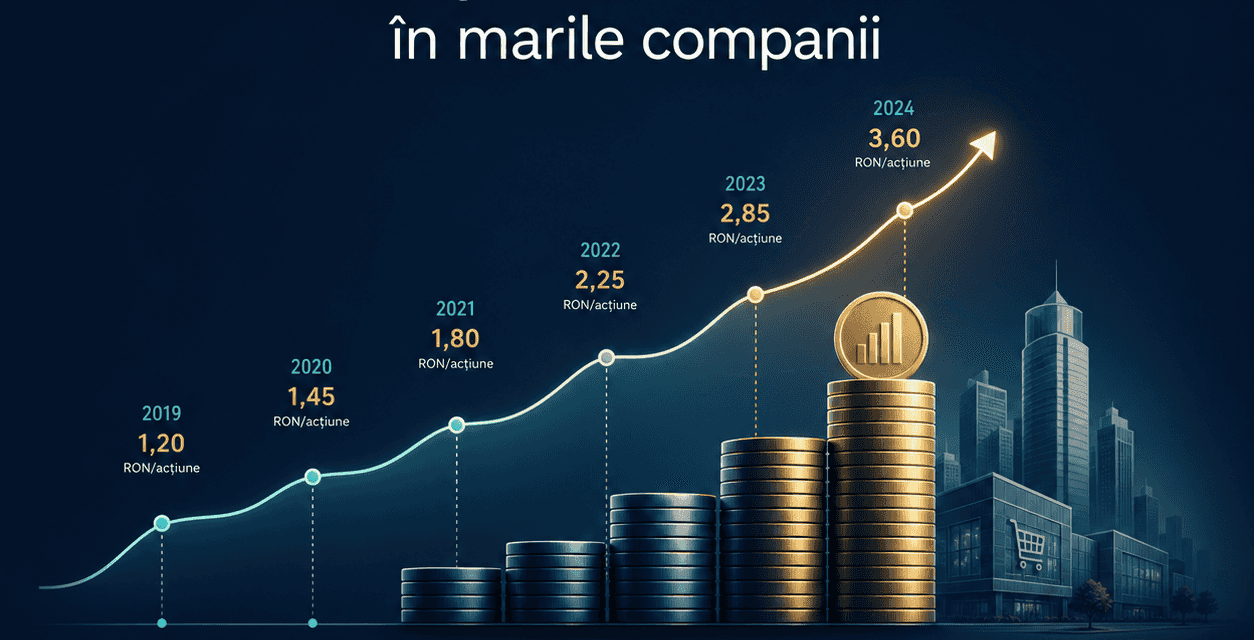 Evoluția dividendelor în marile companii comerciale
