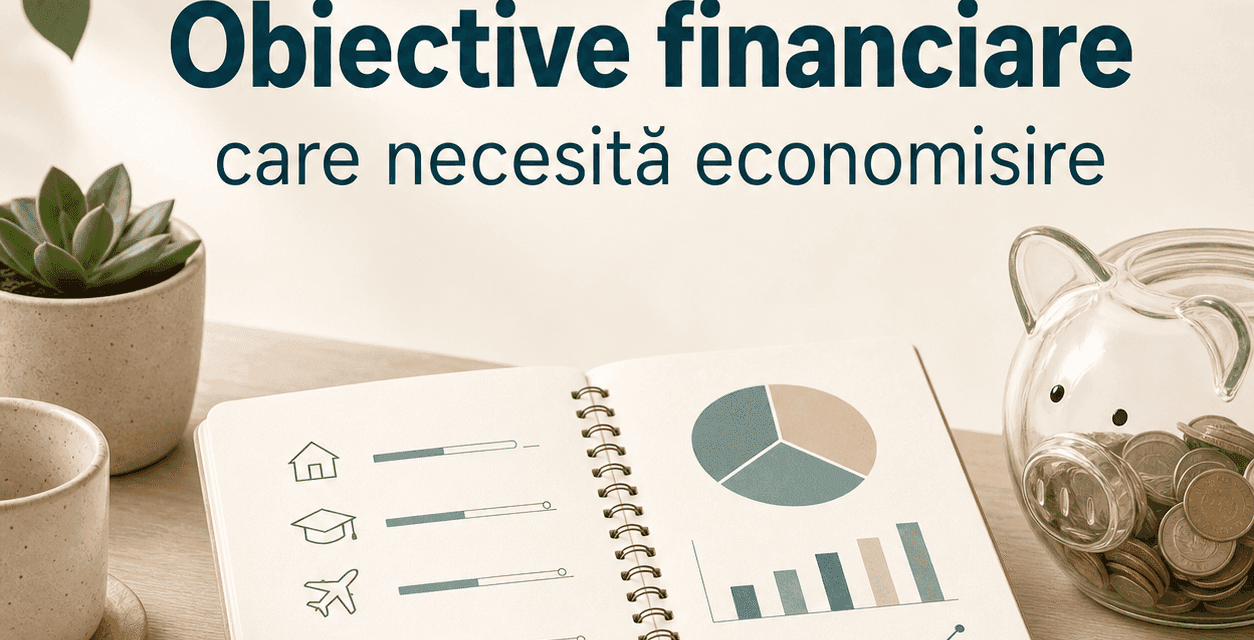 Exemple de obiective financiare care necesită economisire