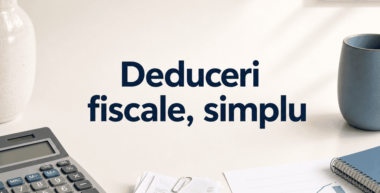 Exemple practice de deduceri fiscale explicate simplu