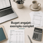 Exemplu complet de buget pentru un angajat