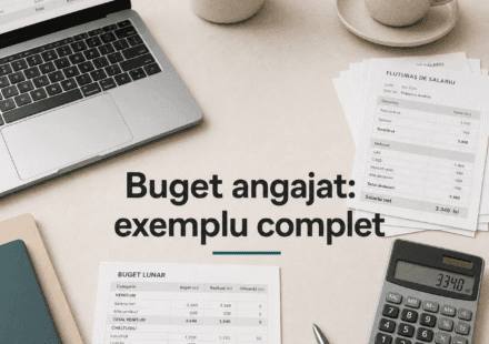 Exemplu complet de buget pentru un angajat