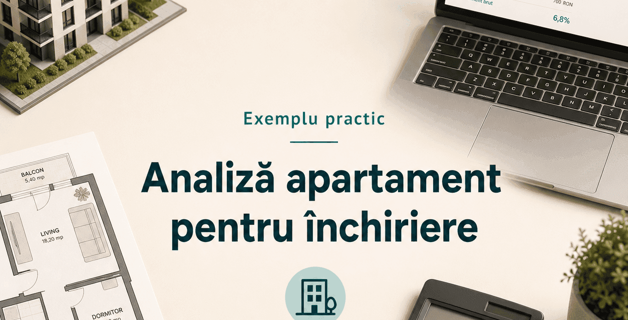 Exemplu practic de analiză a unui apartament pentru închiriere