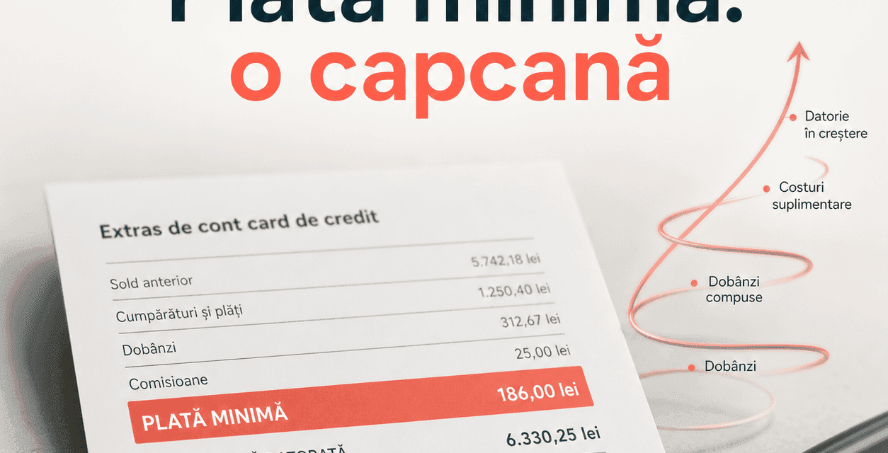 Greșeala de a plăti doar suma minimă datorată