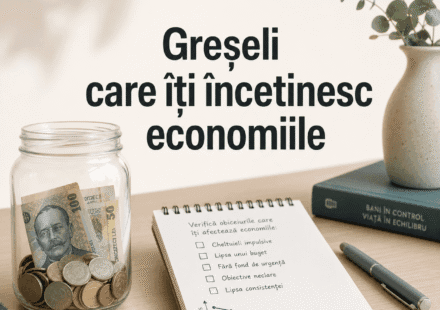 Greșeli care îți încetinesc acumularea economiilor