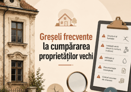 Greșeli frecvente la cumpărarea proprietăților vechi