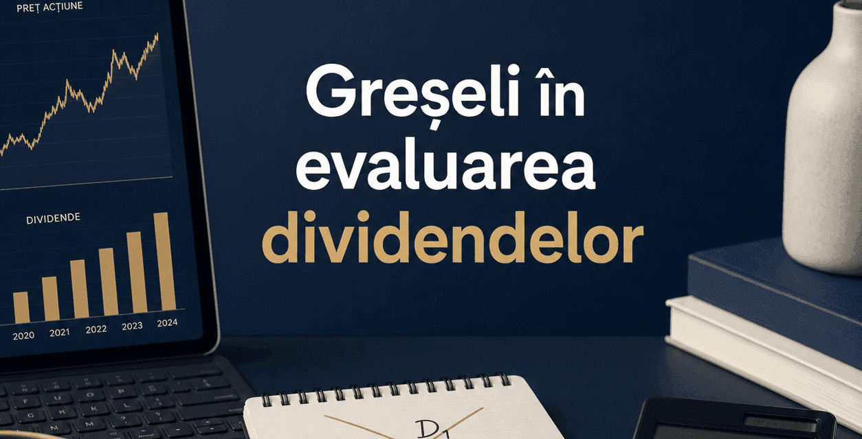 Greșeli în evaluarea companiilor plătitoare de dividende