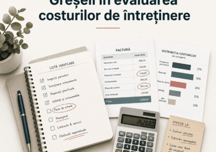 Greșeli în evaluarea costurilor de întreținere