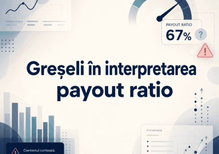 Greșeli în interpretarea payout ratio