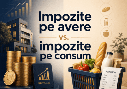Impozitele pe avere comparate cu impozitele pe consum