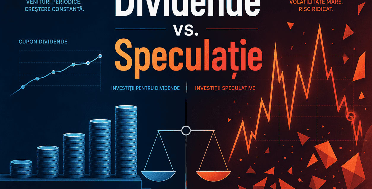 Investițiile pentru dividende versus investițiile speculative