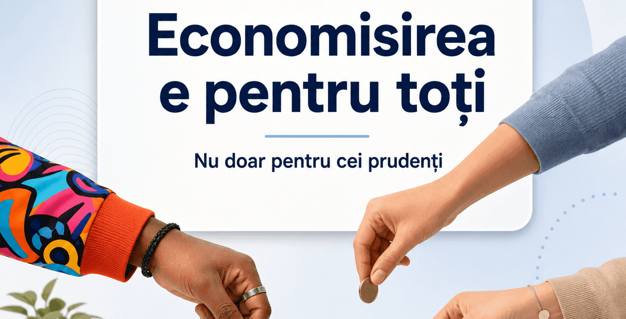 Mitul că economisirea este doar pentru persoanele prudente