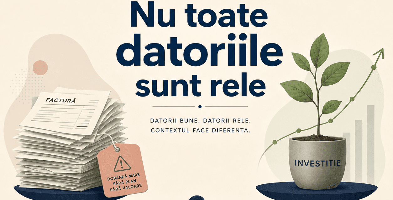 Mitul că toate datoriile sunt rele