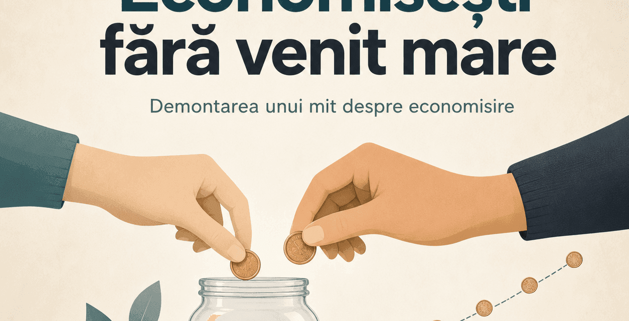Mitul că trebuie să câștigi mult pentru a economisi