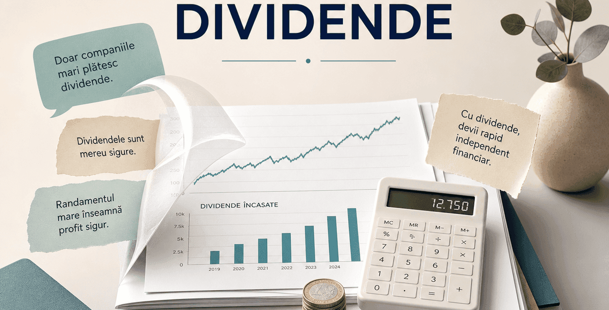 Mituri despre independența financiară prin dividende