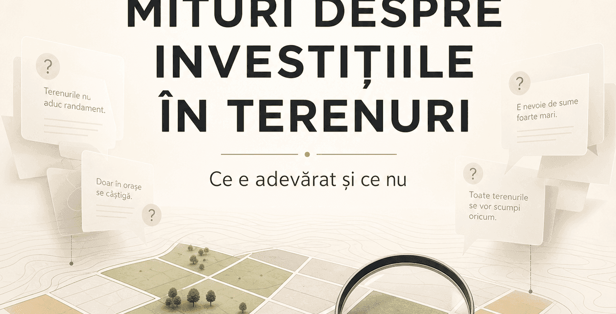 Mituri despre investițiile în terenuri