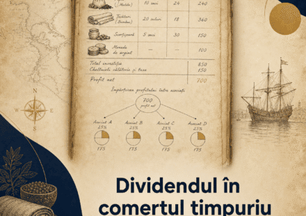Originea conceptului de dividend în comerțul timpuriu