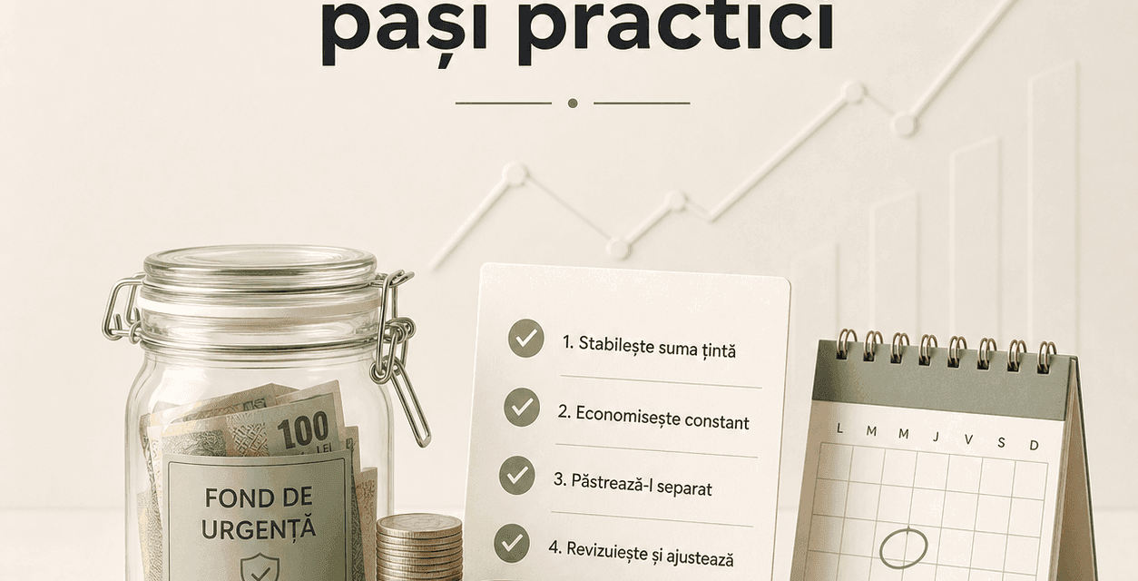 Pașii practici pentru construirea unui fond de urgență Pașii practici pentru construirea unui fond de urgență