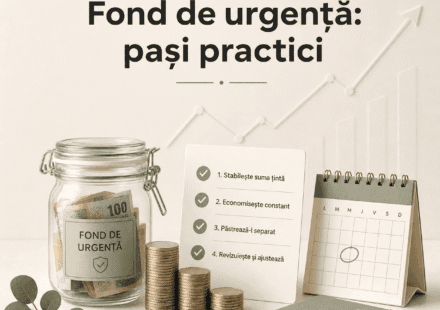 Pașii practici pentru construirea unui fond de urgență