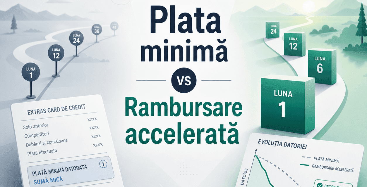 Plata minimă versus rambursarea accelerată a datoriilor