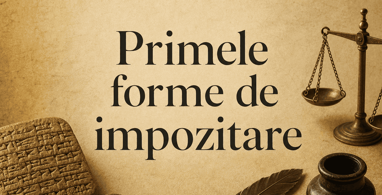 Primele forme de impozitare cunoscute
