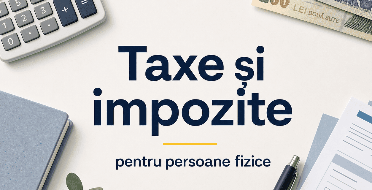 Principalele taxe și impozite plătite de persoanele fizice Principalele taxe și impozite plătite de persoanele fizice