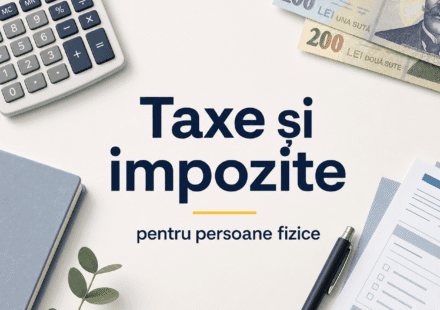 Principalele taxe și impozite plătite de persoanele fizice