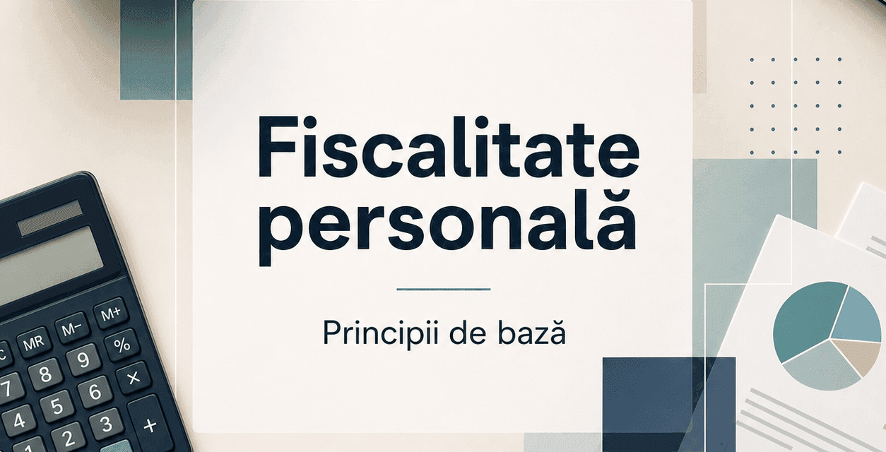 Principiile de bază ale fiscalității personale