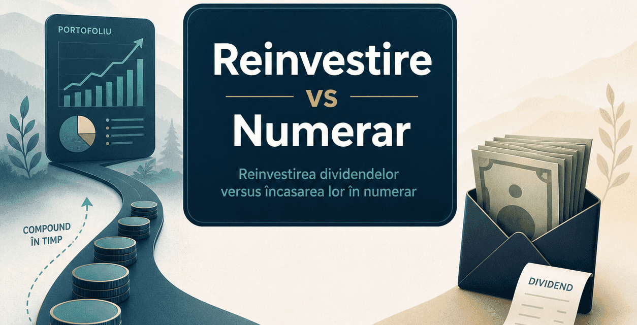 Reinvestirea dividendelor versus încasarea lor în numerar