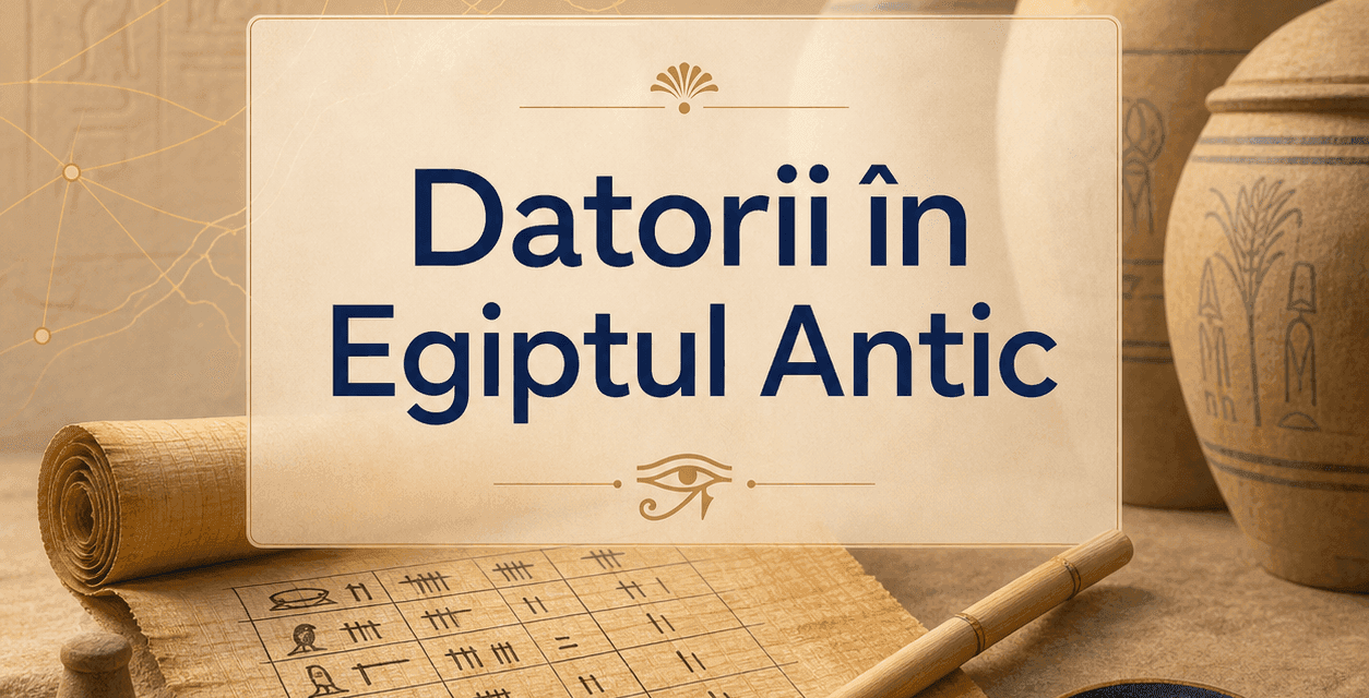 Rolul datoriilor în economia Egiptului Antic