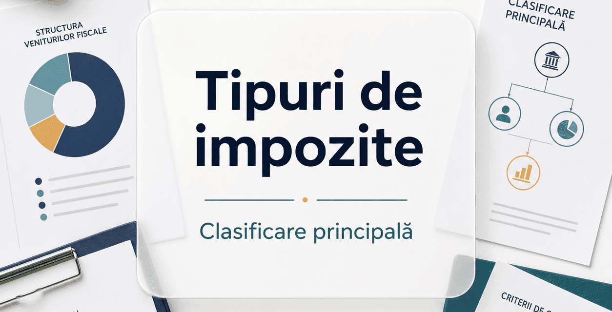Tipuri de impozite și clasificarea lor principală