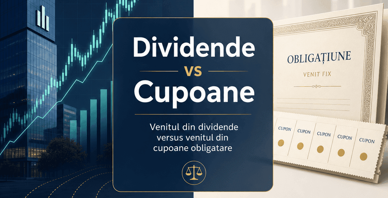 Venitul din dividende versus venitul din cupoane obligatare